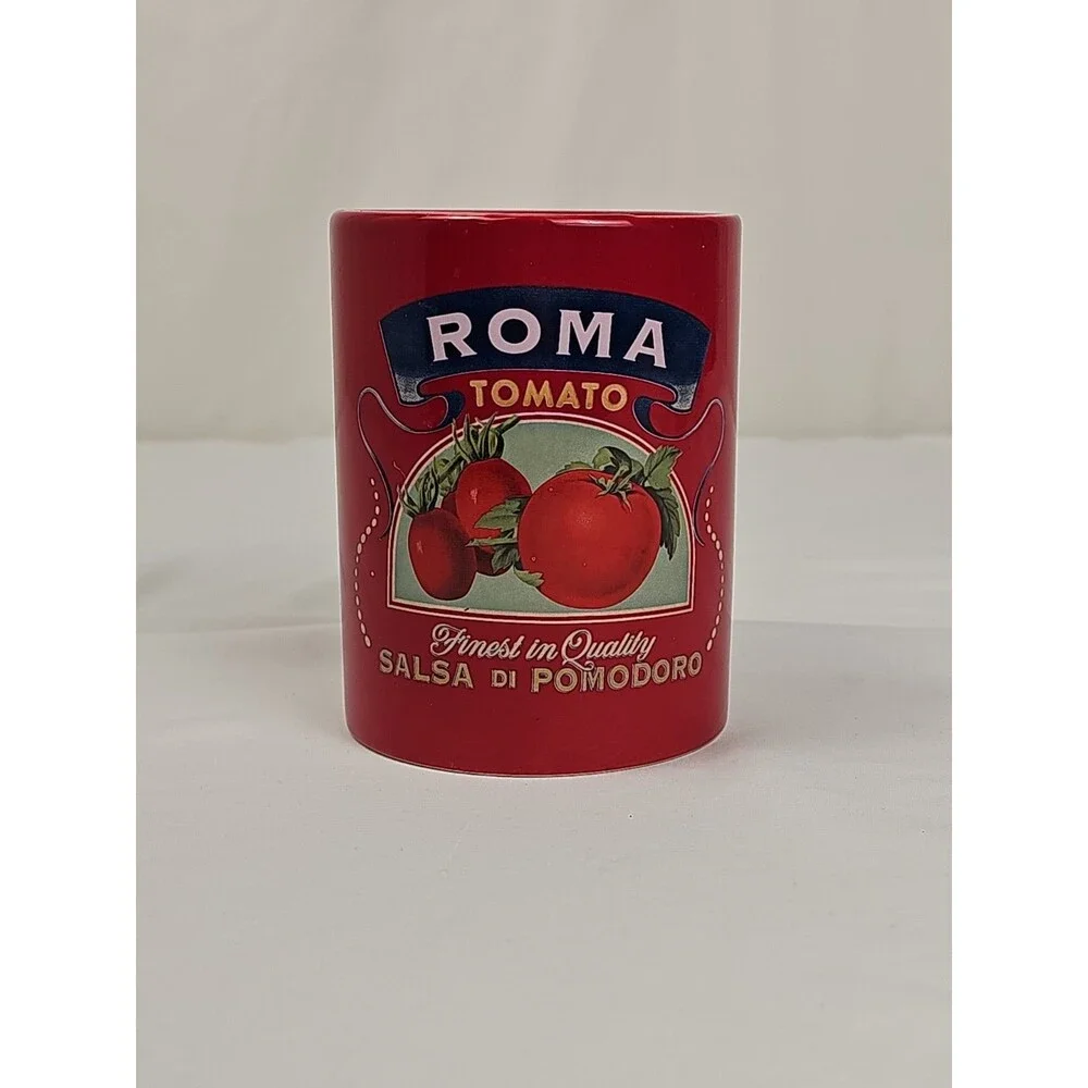 Goodies Roma Tomato Scented Candle 8.8 oz Red Ceramic Jar DW Home